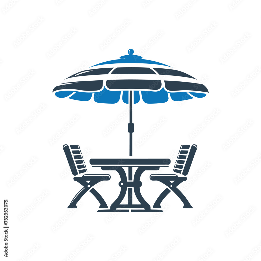 Patio furniture icon Patio furniture icon