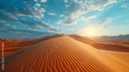 sunset in the desert © memoona