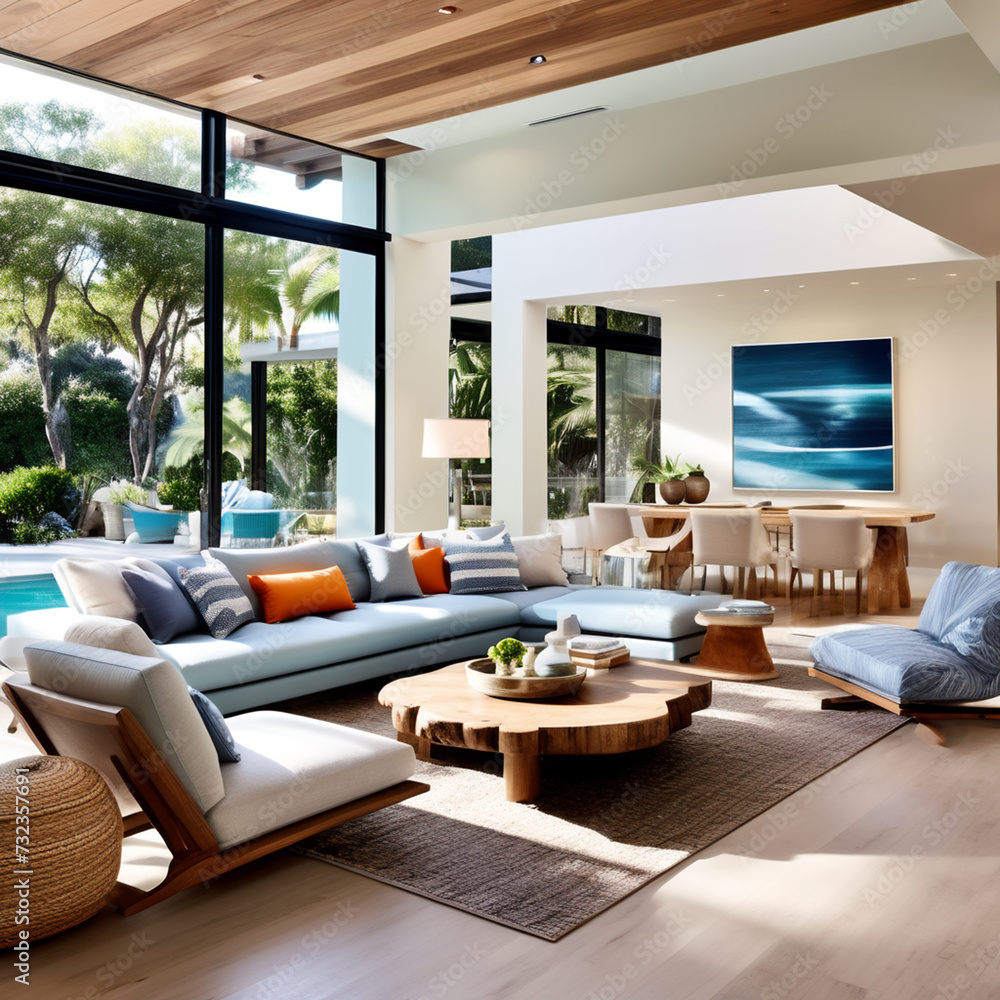 Fototapeta premium modern living room