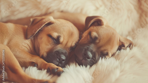 Cute puppies amazing dog babies © mizan
