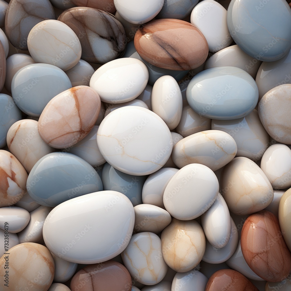 harmonic image of round pebble stones. harmonic image of round pebble stones.
