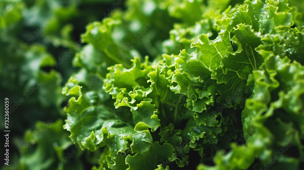 Panorama of verdant salad components. Panorama of verdant salad components.