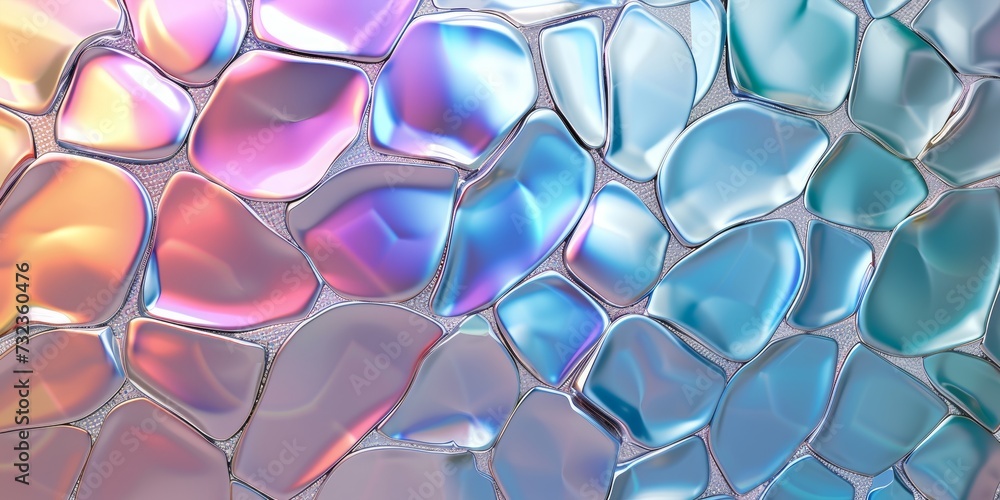 Abstract gradient holographic melty metallics background with pastel colors Abstract gradient holographic melty metallics background with pastel colors