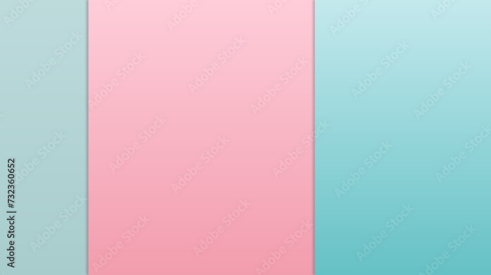 Pink and Blue Pastel Color Block Background