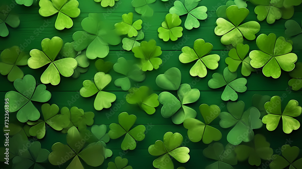 St. Patrick's Day celebration with copy space for text St. Patrick's Day celebration with copy space for text