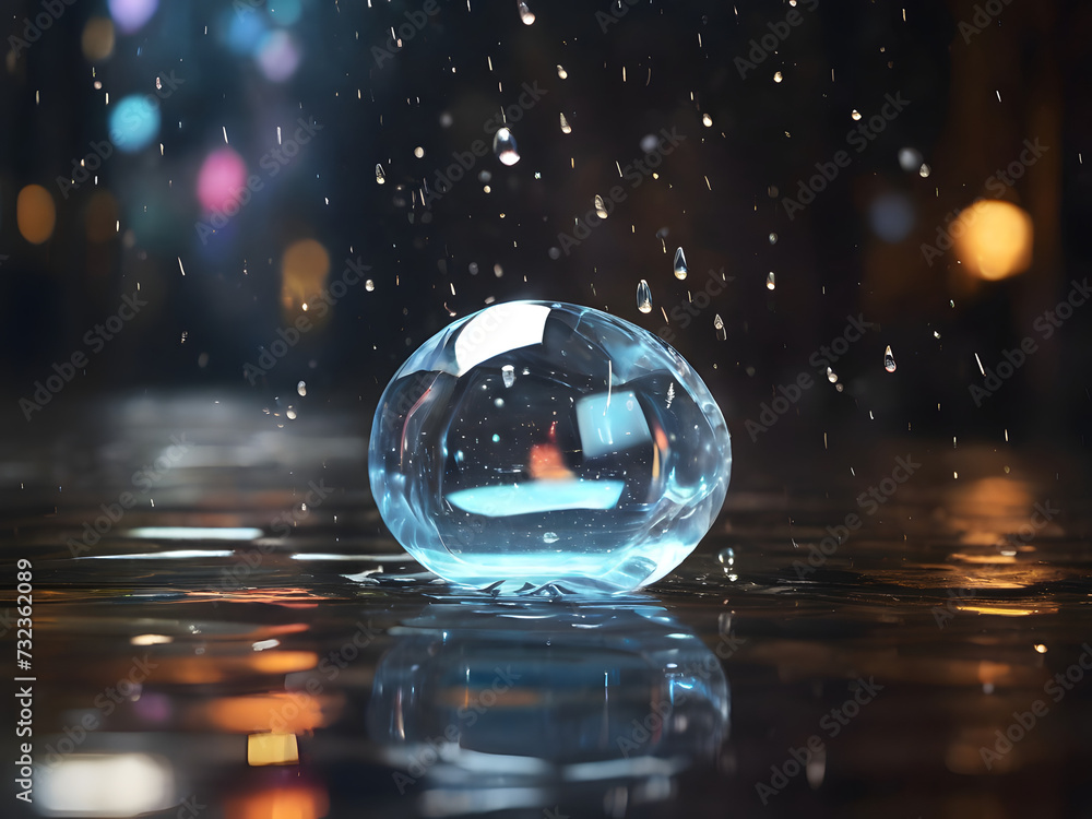 Closeup rain drop Closeup rain drop