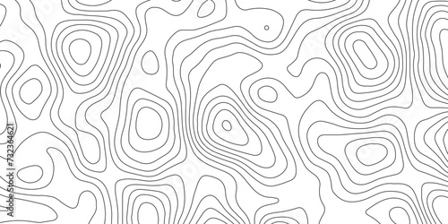 Abstract design with seamless pattern with lines topographic map. geographic mountain relief. retro topographic map. geographic contour map paper texture. terrain path isolated on a white background.