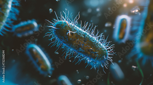 Helicobacter pylori bacterium photo