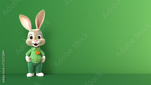 Cartoon rabbit