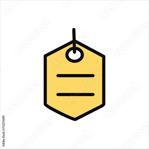 price tag icon vector stock illustration  © pixel Btyess