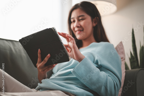 sad, depression, unhappy, depressed, lonely, problem, upset, alone, sofa, bad. depressed young woman sitting on couch in home, frustrated confused female feels unhappy problem in personal life.