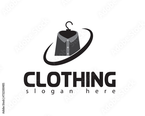 creative clothing ring logo design template