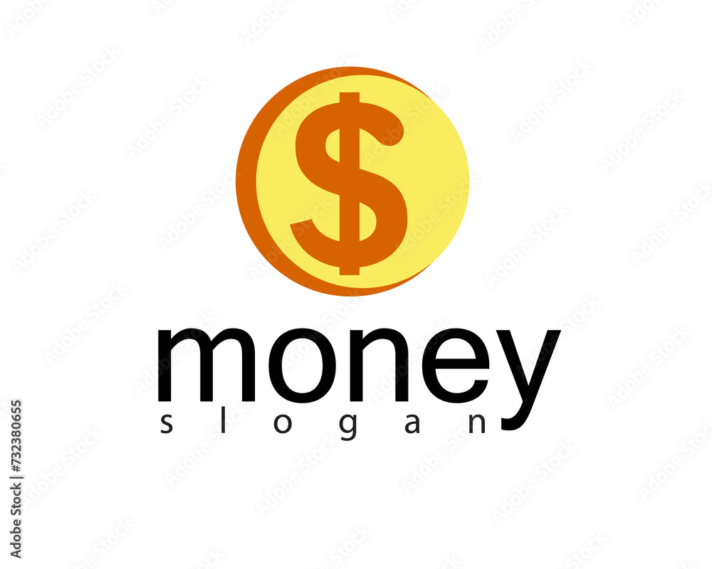 coin money ring icon logo design template coin money ring icon logo design template