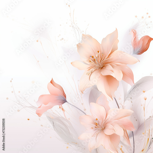 Gentle floral background