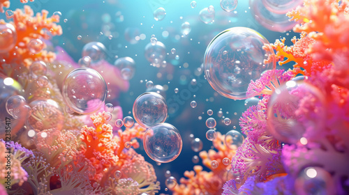 wallpaper colorful underwater world
