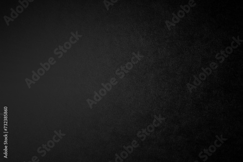 Deep black tone color paint on environmental friendly cardboard box blank paper texture background with space minimal style