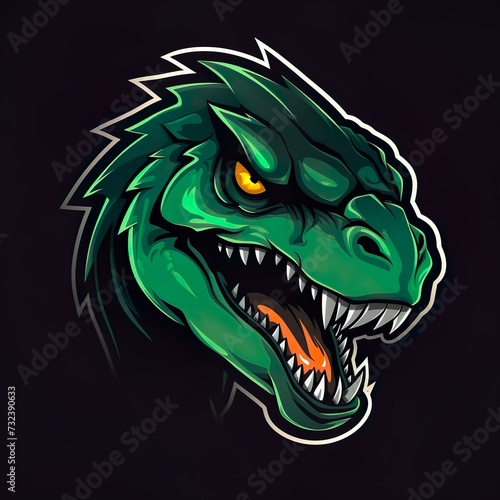 alligator logo esport and gaming vector mascot design © Tayyaba