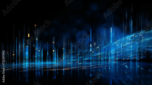 abstract background with lights