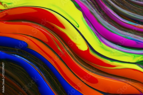 Unique abstract background. Patterned background of various flowing colors. 