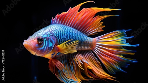 Pseudocrenilabrus multicolor fish