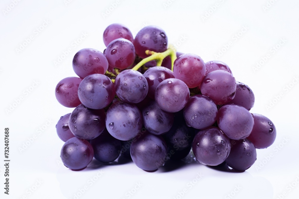 A close-up view of a bunch of grapes. Perfect for food and beverage-related projects