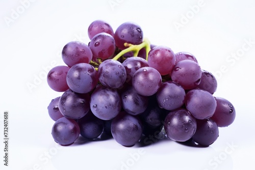 A close-up view of a bunch of grapes. Perfect for food and beverage-related projects