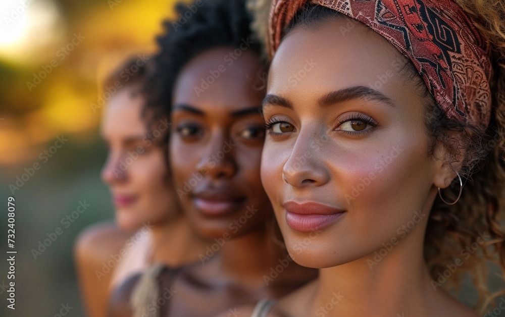 Group of Women Standing Together