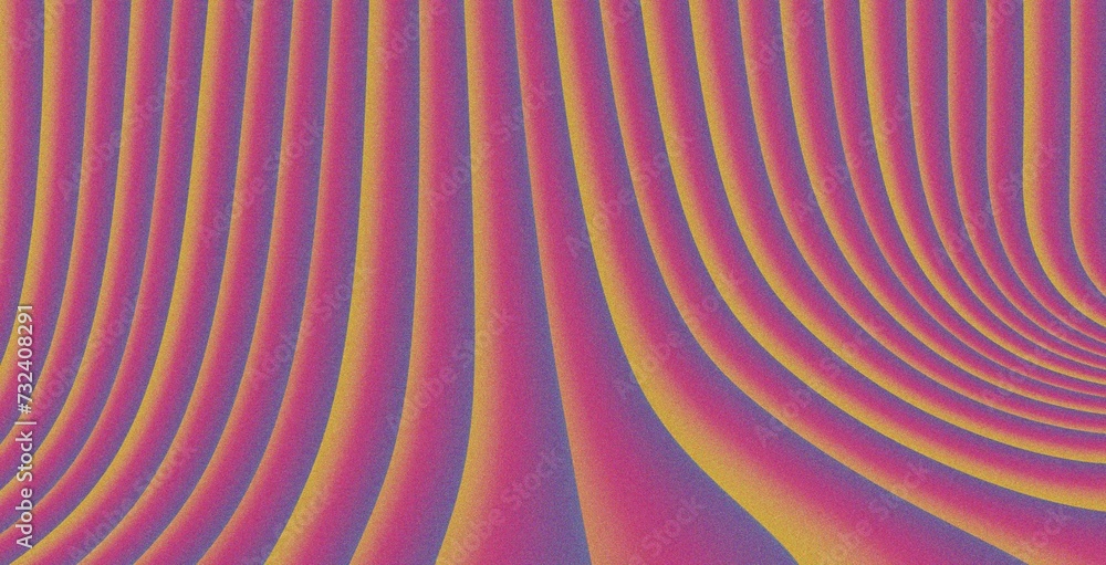 Fototapeta premium curve waves abstract line gradient background texture with noise grainy 