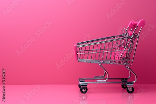 Pink Shopping Cart: A Monthly Must-Have for Fashionistas Generative AI