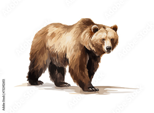 watercolor bear clipart for graphic resources