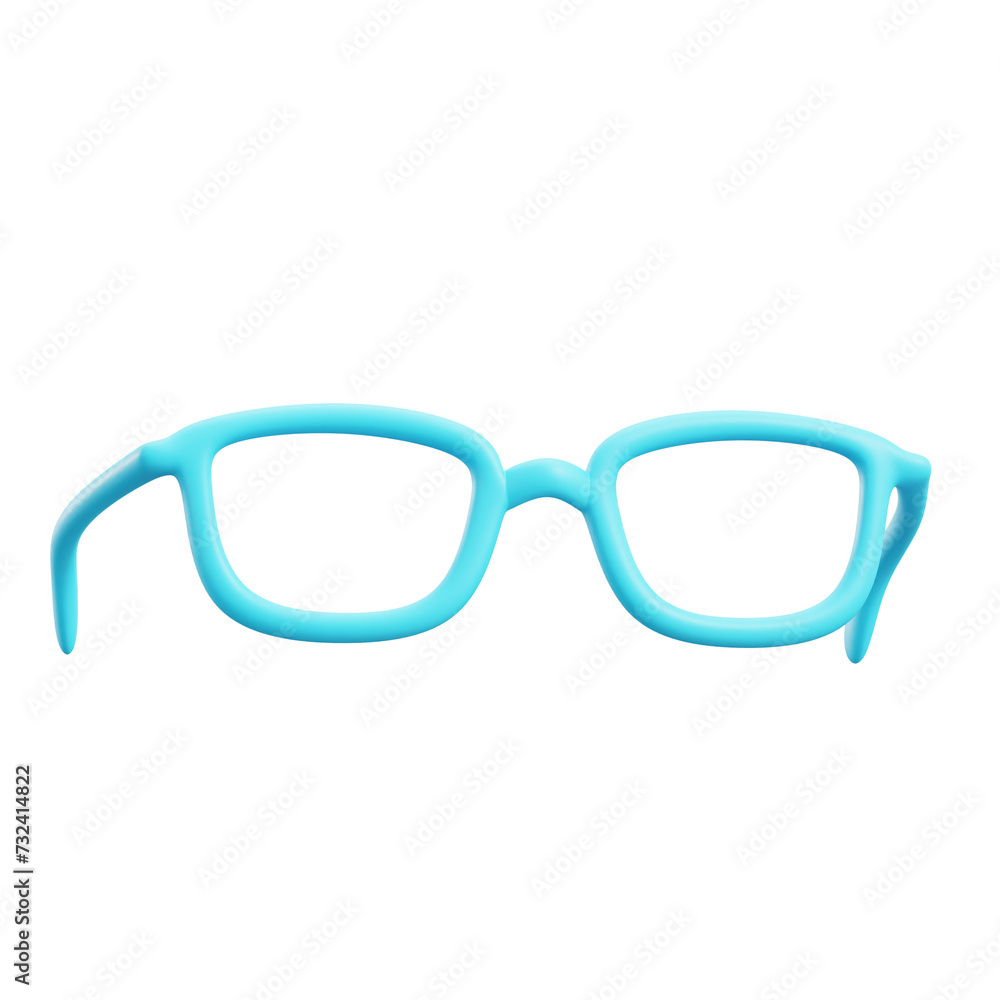 Fototapeta premium Eyeglasses 3D Icon