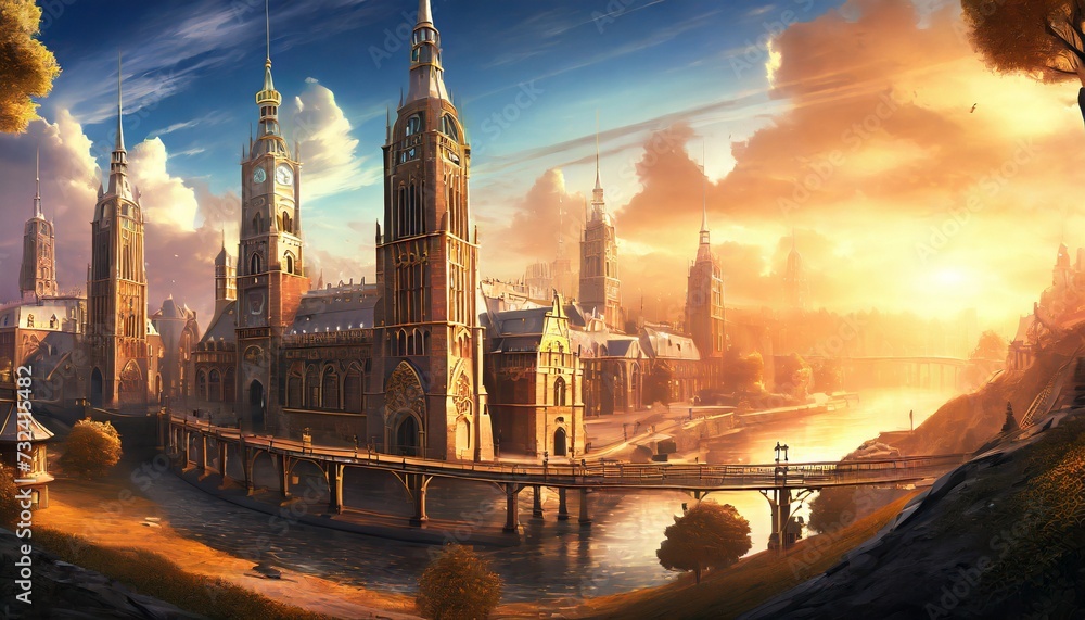 Fototapeta premium city at night