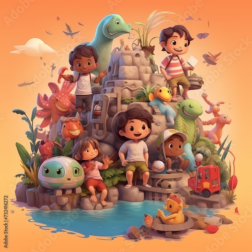 Animated Children's Adventure Island © RobertGabriel