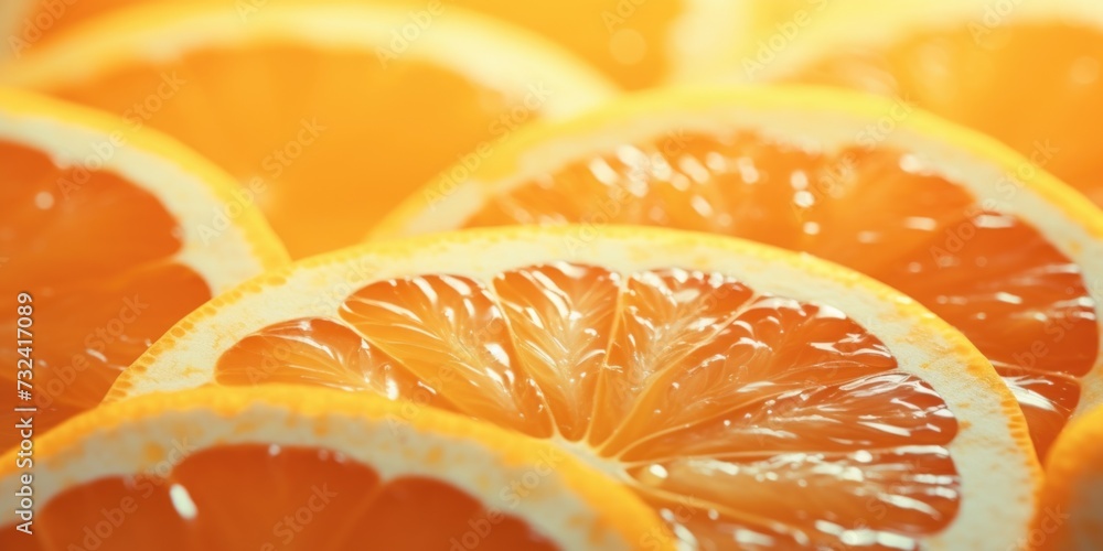 A close-up view of a bunch of orange slices. This image can be used to showcase the freshness and vibrant colors of citrus fruits. A close-up view of a bunch of orange slices. This image can be used to showcase the freshness and vibrant colors of citrus fruits.