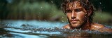 Emotional Guy Photo Session Water Flirty, Background Banner
