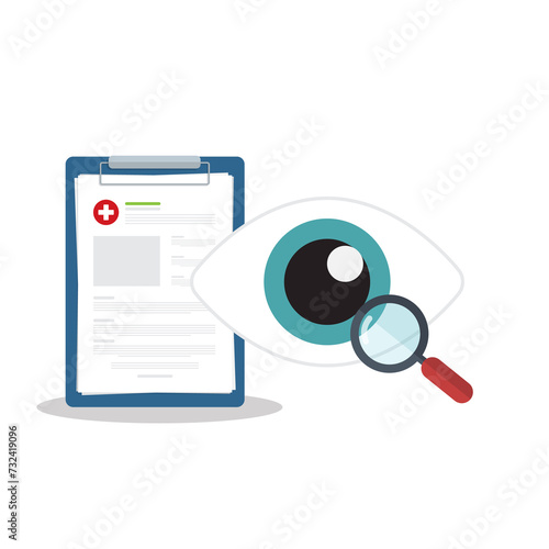 Tableau sur toile Eyesight medical consultation