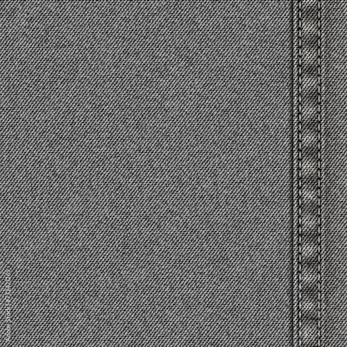 Black jeans denim texture. Denim background. Seamless fabric pattern.