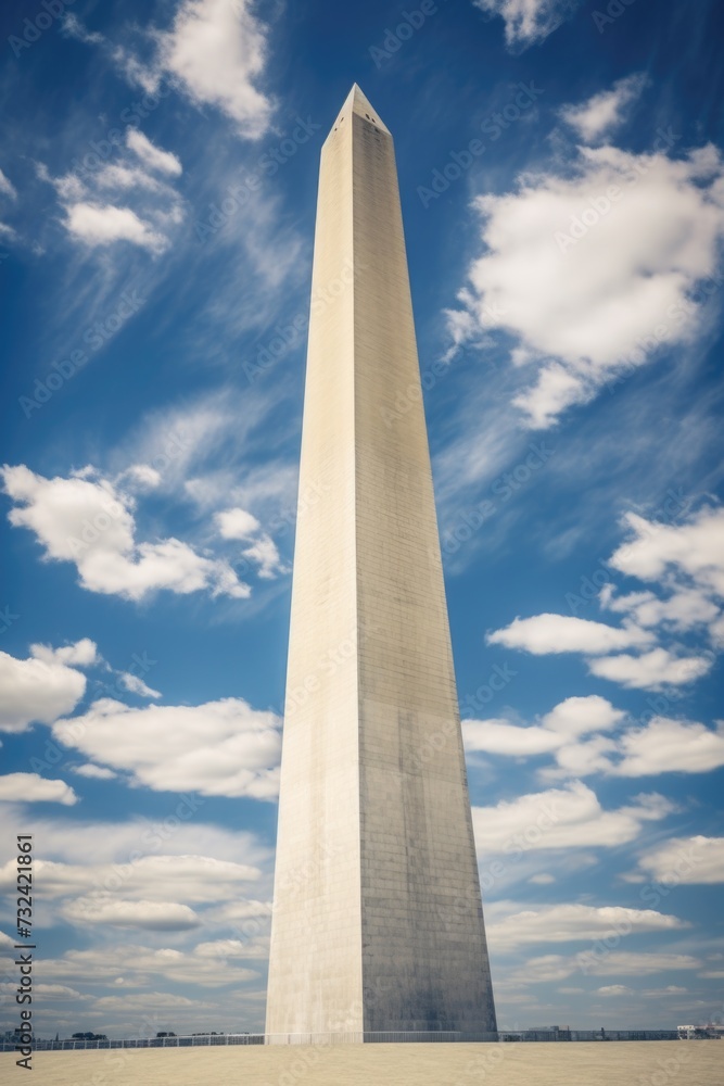 The iconic Washington Monument in Washington, D.C. A symbol of American history and national pride. Perfect for travel and tourism promotions