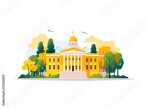 lemon juice cocktail line icon vector illustration cafe bar drink logo design and so on