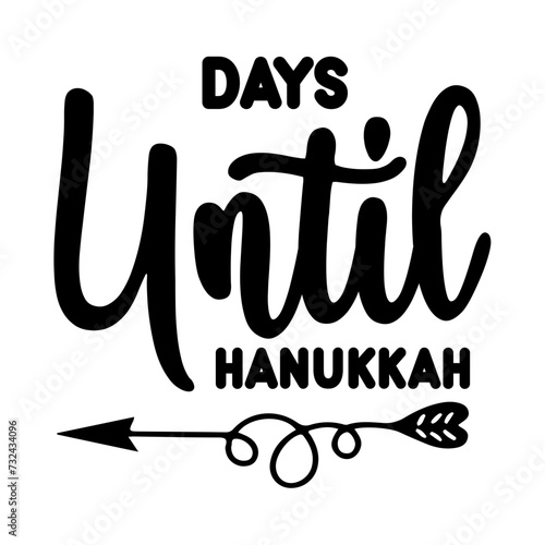 Days Until Hanukkah SVG