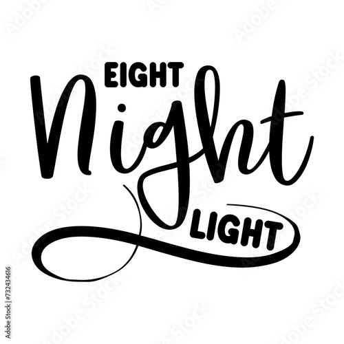 Eight Night of Light SVG