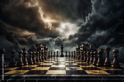 Chess Concept illustration photo