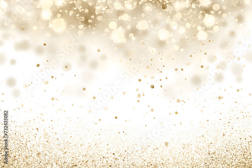 Elegant Gold Sparkle and Glitter Background for Festive Design