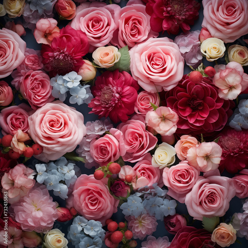 Spring flowers background. Mother's Day. International Women's Day card. © Aleksandr