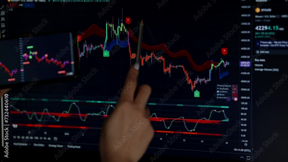 Graph crypto currency . Online financial trading chart diagram Graph crypto currency . Online financial trading chart diagram