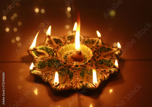 christmas candle on a dark background