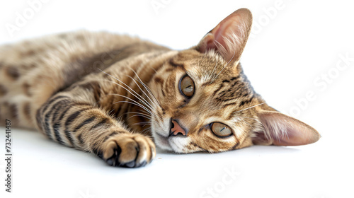 An Ocicat Cat Captures the Spotlight with Striking Markings