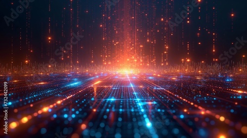 The digital grid is ushering in a new era of business, where AI and advanced algorithms create a seamless and efficient ecosystem for entrepreneurs to thrive. photo