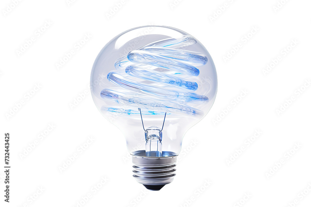 New incandescent light bulb for modern lamps isolated on a Transparent background. Generative AI New incandescent light bulb for modern lamps isolated on a Transparent background. Generative AI