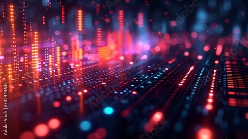 Elevate your sound creation with our HUD's vibrant audio waveforms and equalizers for precision in mixing and mastering.